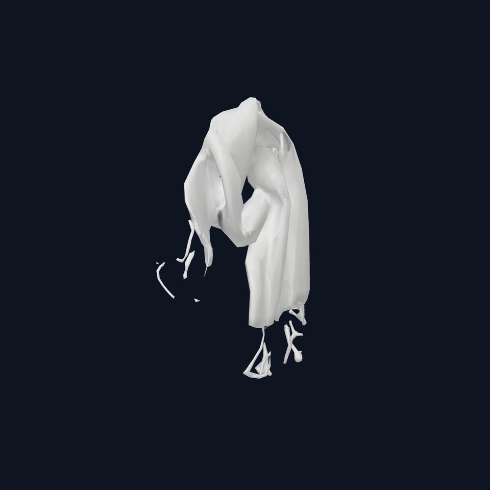 Elegant Gray Scarf model pack
